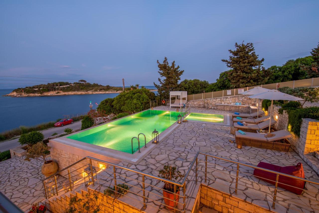 Villa Terra Del Nonno With Sea Views & Pool Gáiosz Kültér fotó